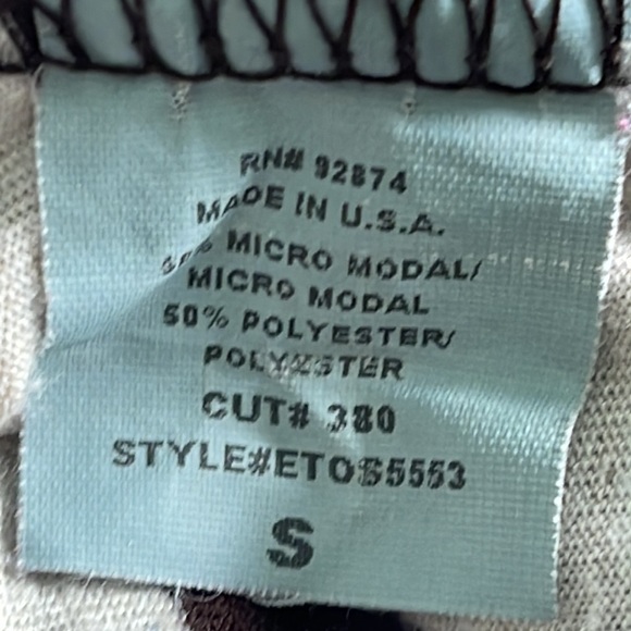 Cute with leggings Gathered empire neckline flatters $128 Ella Moss S - Picture 8 of 8